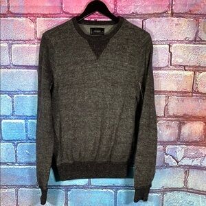 Lucky Brand Sweatshirt Gray Men's Size Small Long Sleeve Pullover Crewneck